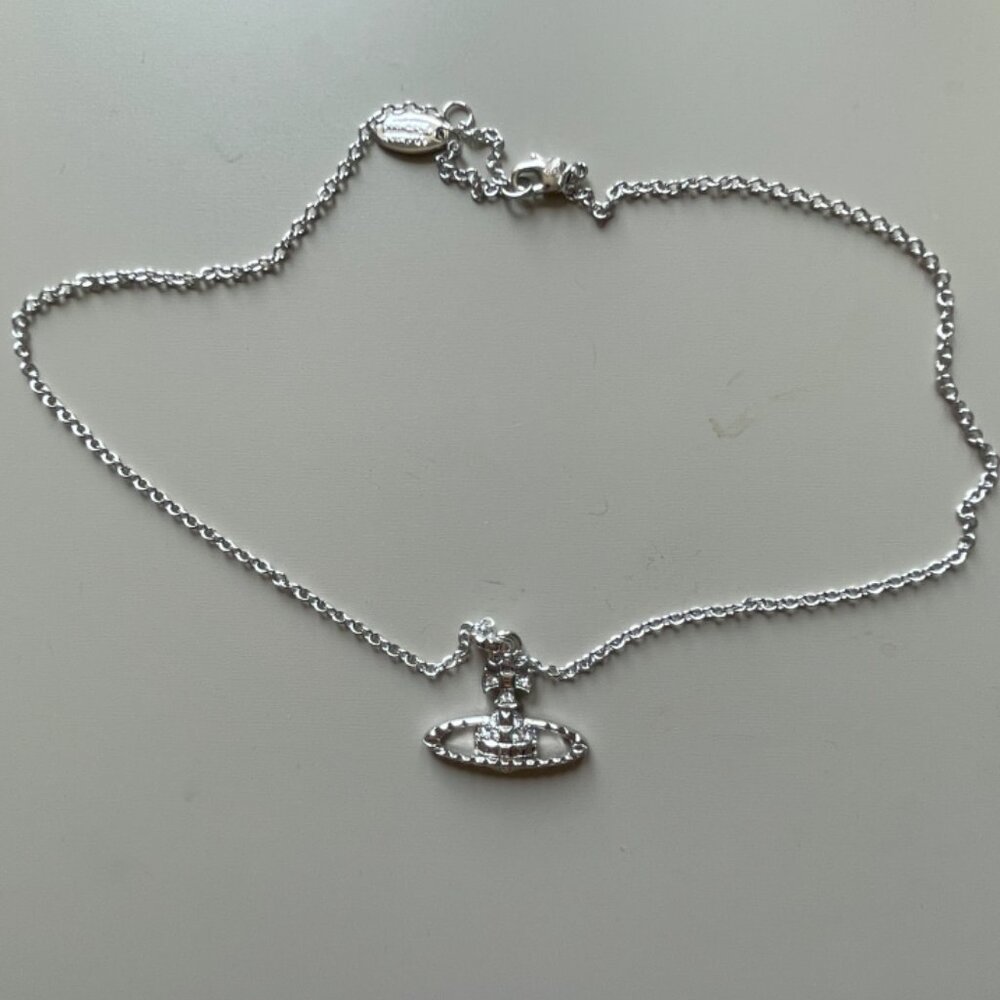 Vivienne Westwood Silver Orb Pendant Necklace